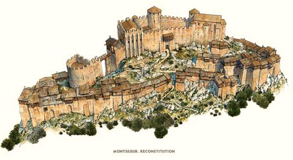 Castle-fortress Montsegur