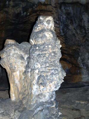 An eagle-owl in the Cave of the Dead