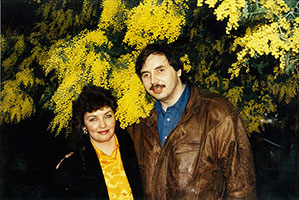 Светлана с Николаем Левашовым в Сан-Франциско, 1993 год