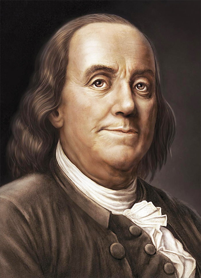 Бенджамин Франклин – якобы создатель теории электричества с 2 классами образования